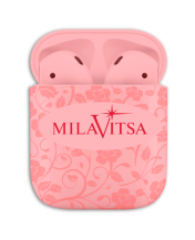Кейсы для наушников эйрподс с печатью бренда Milavitsa