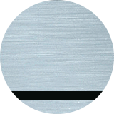 Серебро сатин/черный пластик