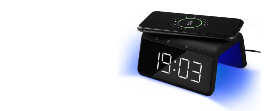 Зарядная станция с часами Flame