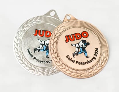 Металлические медали c uv dtf