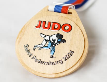 Деревянные медали c uv dtf