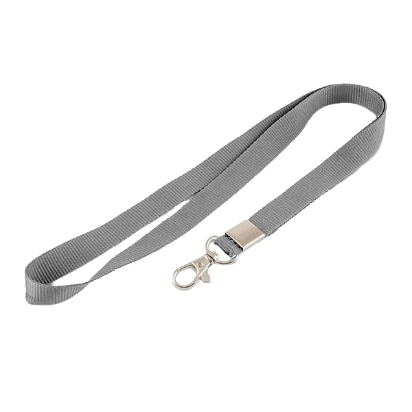 Лента для бейджей 16 мм, металлический карабин-люкс