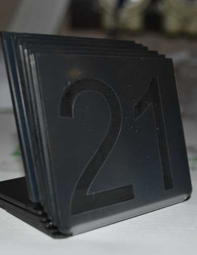 пластиковые номерки для столов