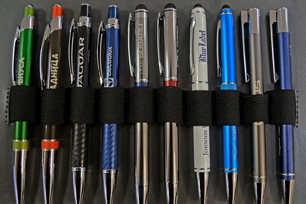 ручки с печатью логотипа