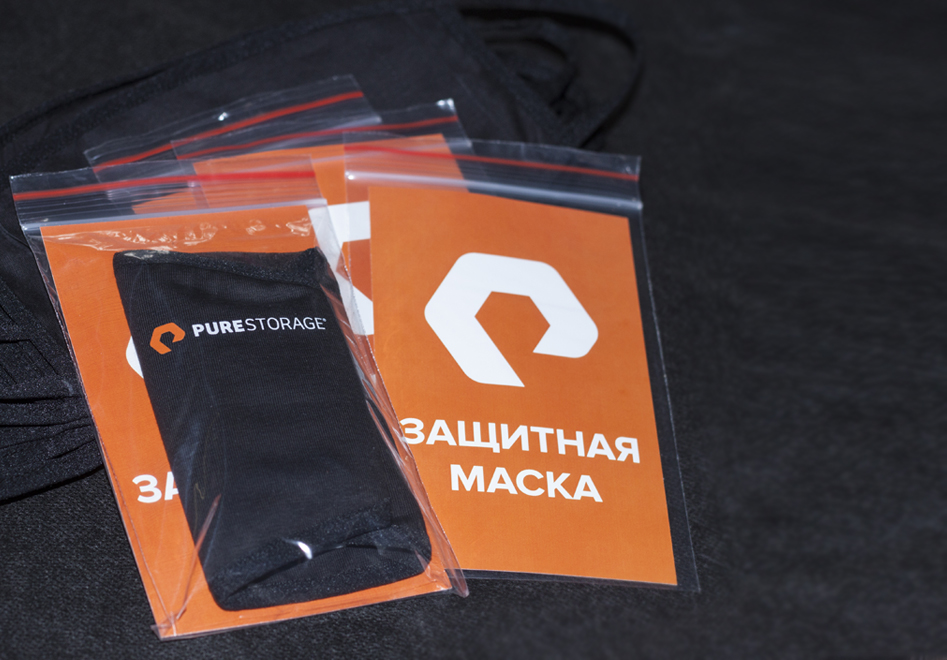 Маски для лица с печатью логотипа